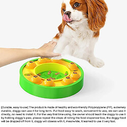 Acheter Jouets pour Chiens Turntable Slow Feeder Toy Interactive Nourriture Qui Fuit -bleu