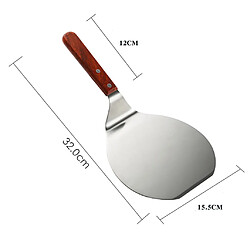 Avis 2x Cake Slicer Pizza Peel Lifter Paddle Pour Fromage Butter Toast Plateau De Service