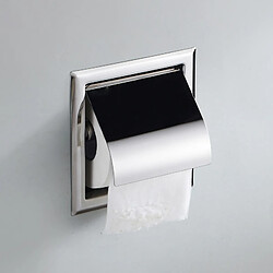 Universal Porte-papier toilette en acier inoxydable, chrome poli, papier toilette caché, livraison gratuite. pas cher