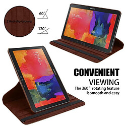 Acheter Cadorabo Coque Samsung Galaxy NOTE 10.1 2014 / Tab PRO 10.1 Etui en Marron