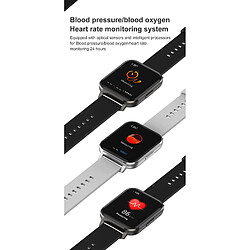 Avis Universal Smartwatch 1.78 pouces grand écran multisports mode cardiofréquence pour Drop | Smartwatch (noir)