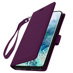 Avizar Housse Samsung Galaxy S20 Étui Folio Porte carte Support Vidéo - violet