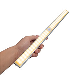 Wewoo 2.8W 40 LED réchauffent la lumière de Cabinet de corridor de de capteur de corps humain intelligent d'écran blanc large d'écranversion de remplissage d'USB