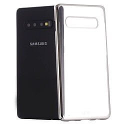 Acheter Wewoo Coque Rigide Pour Galaxy S10 + GEBEI Etui de protection plaquage antichoc PC Argent