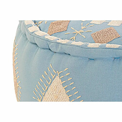 Avis Coussin DKD Home Decor De Sol Bleu 60 x 60 x 25 cm