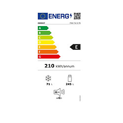 Réfrigérateur combiné 60cm 316l inox - IT60732SFR - INDESIT