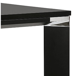 Alterego Table de réunion / bureau bench 'XLINE SQUARE' noir - 160x160 cm pas cher