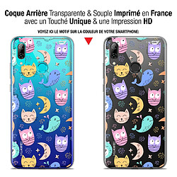 Avis Caseink Coque arrière Pour Huawei P Smart 2019 (6.21 ) Crystal Gel HD [ Nouvelle Collection - Souple - Antichoc - Imprimé en France] Chat Hibou