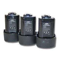 vhbw set de 3 batteries 1500mAh pour outil Makita CC300DW, CC300DWE, CC300DZ, DA330, DA330D, DA330DZ