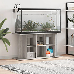 vidaXL Support pour aquarium sonoma gris 120x40x60cm bois d'ingénierie