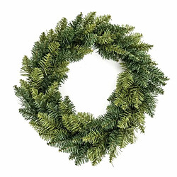 Couronne de Noël Déco Blooming 40cm Vert