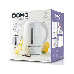 Bouilloire sans fil 1.7l 2200w blanc - DO9257WK - DOMO pas cher