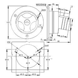 rv ronde en plastique gravité eau douce remplissage trappe entrée campeur remorque blanc