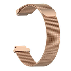 Wewoo Bracelet pour montre connectée milanaise Garmin Forerunner 235 26cm Or