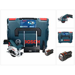 Bosch GKS 12V-26 Professional Scie circulaire sans fil 85mm avec boîtier L-Boxx + 1x Batterie GBA 3,0 Ah - sans Chargeur