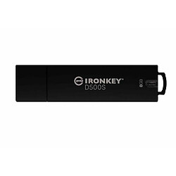 Kingston IronKey D500S - USB-Flash-Laufwerk - verschlüsselt - 8 GB - USB 3.2 Gen 1 - TAA-konform (IKD500S/8GB)