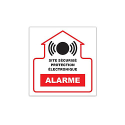 AUTOCOLLANT ALARME 10 X 10 CM POUR ALARME - G273944