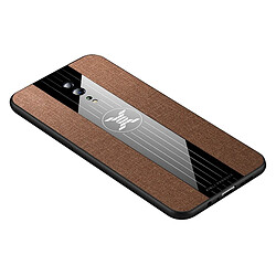 Wewoo Coque Souple Pour TPO Reno Z XINLI Stitching Cloth Étui de protection antichoc TPU Marron