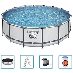 Bestway Ensemble de piscine Steel Pro MAX 488x122 cm