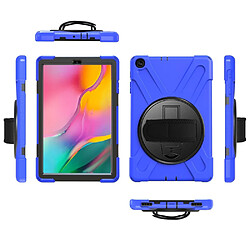 Avis Coque en TPU + Silicone combo en forme de X bleu pour votre Samsung Galaxy Tab A 10.1 (2019) SM-T515