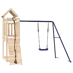 Maison Chic Aire de jeux d'extérieur | Maisonnette de jeu | Maison pour enfants bois de pin massif -GKD31095