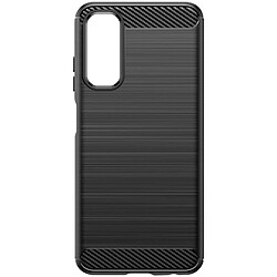 Avizar Coque pour Samsung Galaxy M34 5G Flexible Effet Carbone Noir