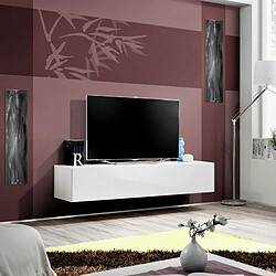 Paris Prix Meuble TV Mural Design Fly I 160cm Blanc