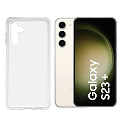 Visiodirect Coque de protection souple silicone transparente pour Samsung Galaxy S23 Plus 5G SM-S916B 6.6"