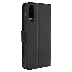 Avizar Housse Huawei P20 Etui Folio Portefeuille Clapet noir Fonction Support