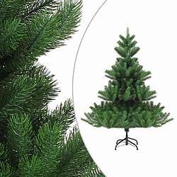 vidaXL Sapin de Noël artificiel Nordmann avec LED et boules Vert 120cm