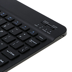 slim clavier bluetooth sans fil pour imac ipad android phone 10.1inch noir pas cher