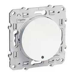 Schneider Electric bouton poussoir lumineux no 10 a - blanc - fixation par vis - schneider odace