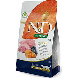 N&D Pumpkin Cat Lamb & Blueberry NEUTERED Adult 300 GR