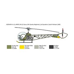 Avis Italeri Maquette Hélicoptère Bell Oh-13 Sioux