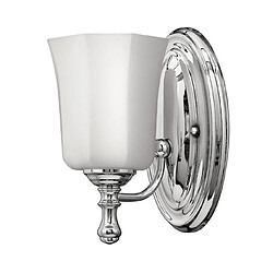 Elstead Lighting Applique murale Salle de bains Shelly Acier Chrome poli