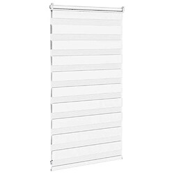 Avis vidaXL Store zèbre blanc 70x100 cm largeur du tissu 65,9 cm polyester