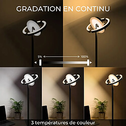 Avis Lampadaire sur pied FIMEI avec Luminosité Réglable - Type Saturn adaptée à la lecture dans la chambre ou le salon - Noir