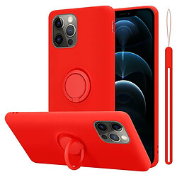 Cadorabo Coque iPhone 12 / 12 PRO Etui en Rouge