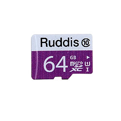 Wewoo Carte mémoire Ruddis 64 Go haute vitesse classe 10 TF / Micro SDXC UHS-1 U1