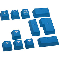 Ducky Channel Jeu de 11 clés Ducky PBT Double Shot - Bleu