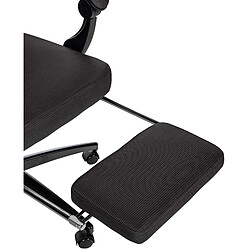 Acheter Decoshop26 Fauteuil de bureau ergonomique avec appui-tête réglable soutien lombaire et repose-pieds extensible en maille noir BUR10706