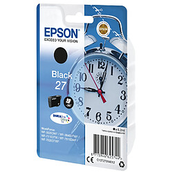 Epson Cartouche Reveil Encre Du 27 cartouche dencre noir capacite standard 6.2ml 350 pages 1-pack blister avec alarme