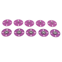 5 pièces en métal à coudre sur boutons à pression boutons pressions bouton poppers 21mm violet