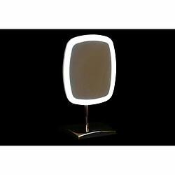 Miroir Grossissant avec LED DKD Home Decor 17 x 13 x 30,5 cm Argenté Métal