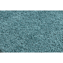 RUGSX Tapis, le tapis de couloir SOFFI shaggy 5cm bleu - pour la cuisine, l'antichambre, le couloir 70x250 cm pas cher