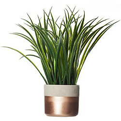 Plante Artificielle en Pot Verte 40cm Taupe