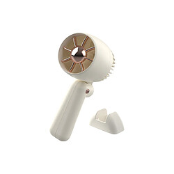 Mini ventilateur à Faible Bruit Puissant Sèche-Cheveux Pliable en Forme de Sèche-Cheveux Mini Ventilateur Portatif pour Dortoir-Blanc