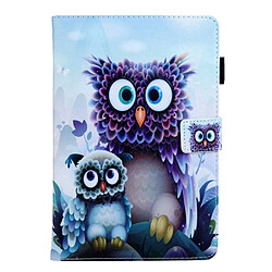 Etui en PU support universel pour animaux 8 pouces chouettes pour votre Huawei MediaPad T3 8.0/Apple iPad mini 5, etc