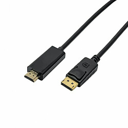 Adaptateur HDMI vers DisplayPort Akyga AK-AV-05 Noir 1,8 m