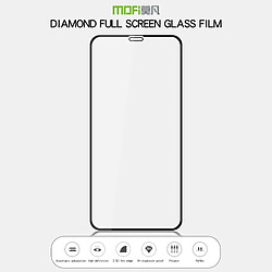 Wewoo Film de verre trempé plein écran anti-déflagrant dureté de la surface 2.5D 9H pour iPhone XS (Blanc)